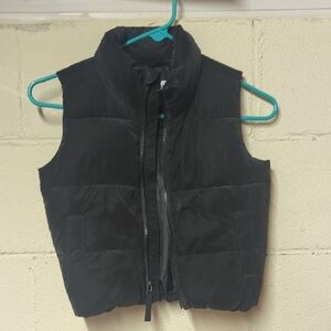 Old Navy Black Quilted Puffer Vest for Kids